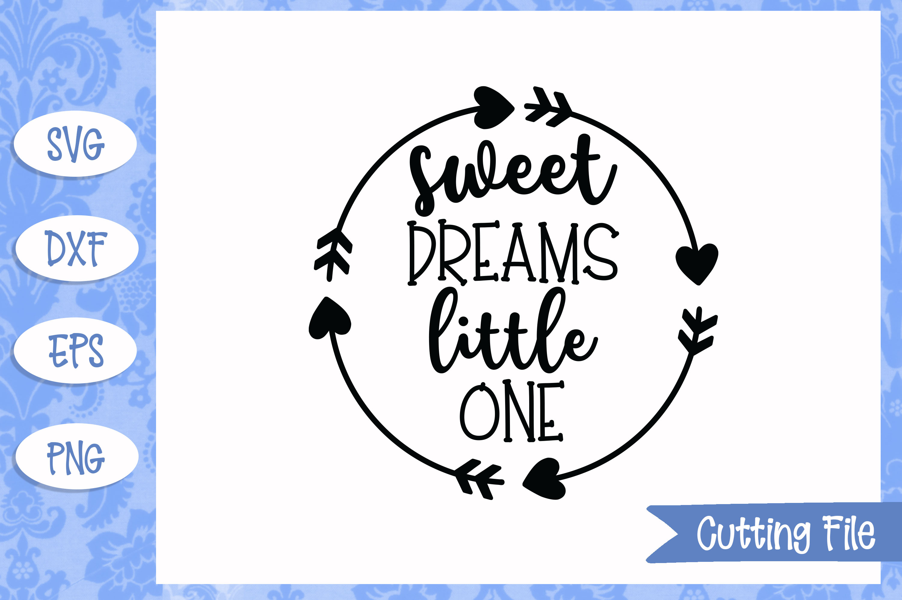 Download Sweet dreams little one SVG File