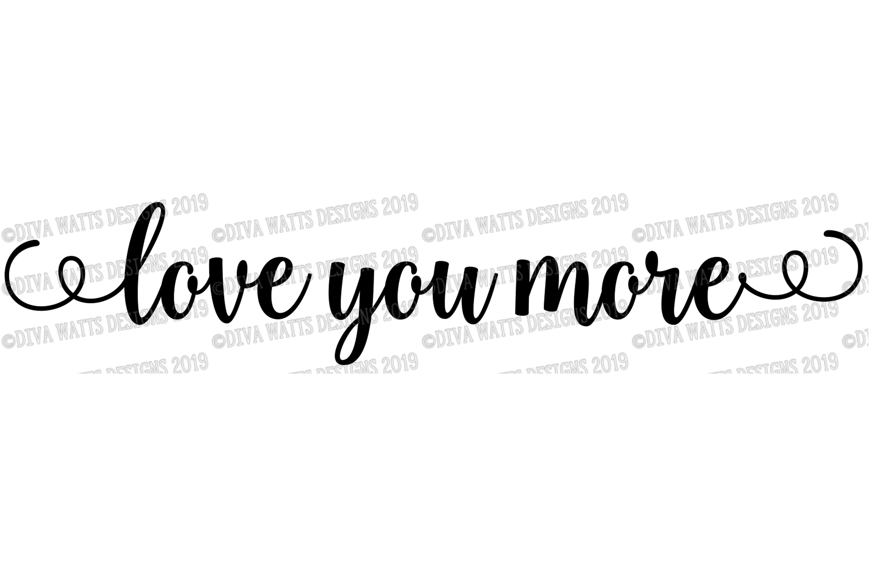 Love You More - Farmhouse Fixer Upper Cutting File SVG DXF (392379