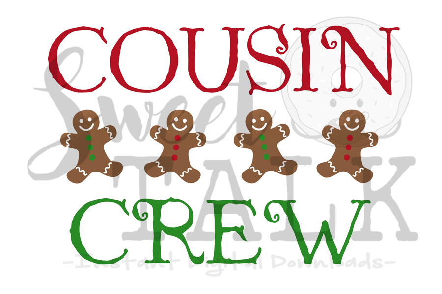Cousin Crew christmas-svg digital download