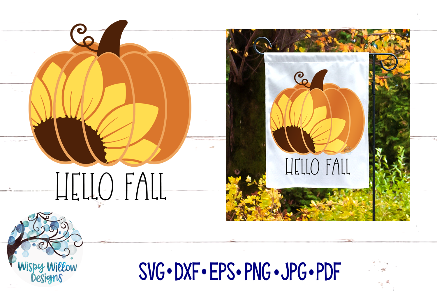 Free Free 54 Pumpkin And Sunflower Svg SVG PNG EPS DXF File