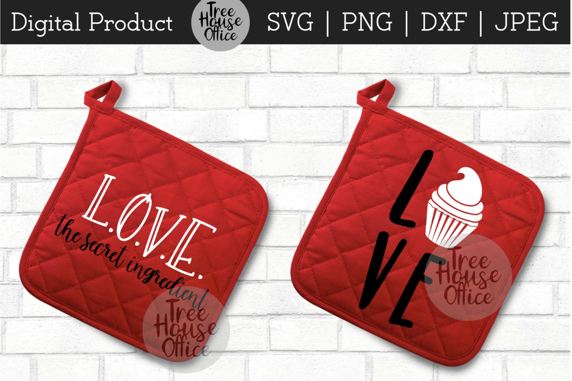 Download Valentine Day Pot Holder Kitchen Bundle, SVG, PNG JPEG DXF