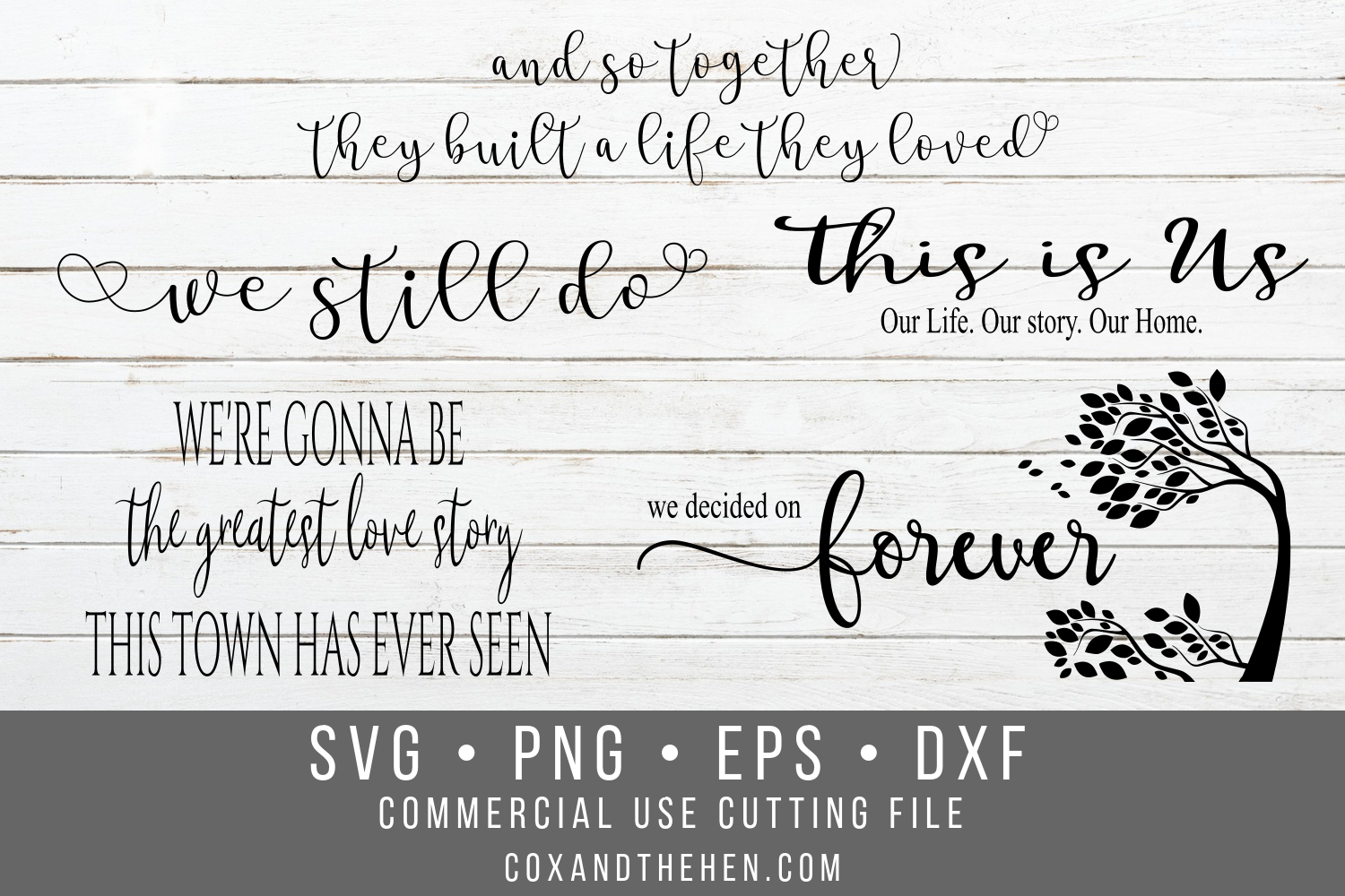 Download Wood Sign Stencil SVG Bundle