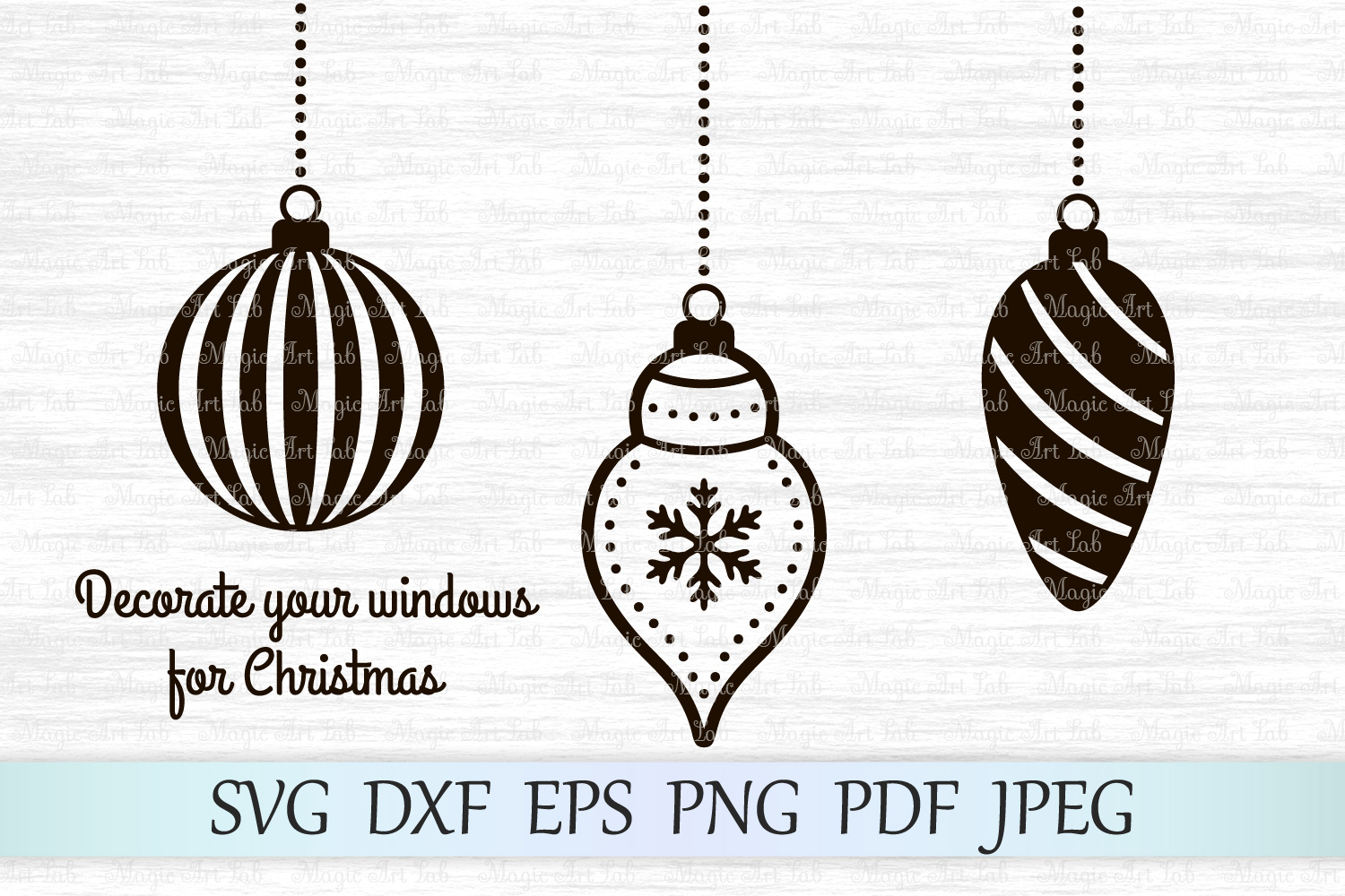 Download Christmas balls SVG, Christmas ornaments SVG, Christmas SVG (180919) | SVGs | Design Bundles