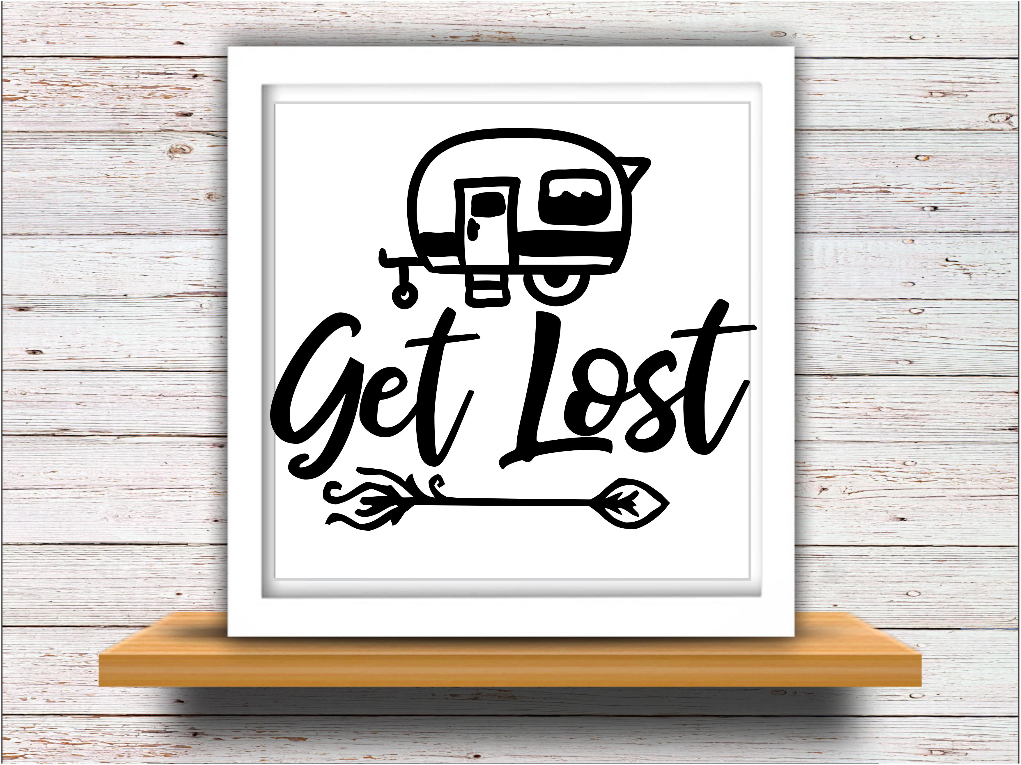 Download Camping svg SVG DXF JPEG Silhouette Cameo Cricut Camper svg iron on Get Lost svg arrow svg ...