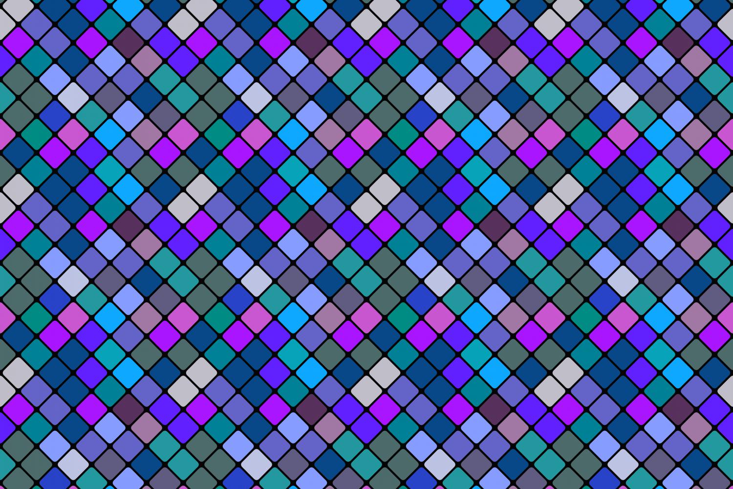 24 Seamless Colorful Square Patterns