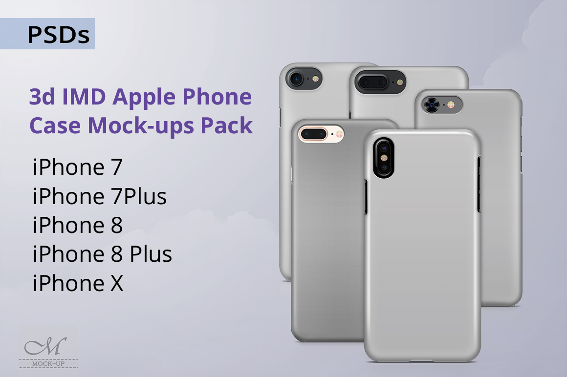 Apple Phone Case Mockup Pack (73607) | Branding | Design ...