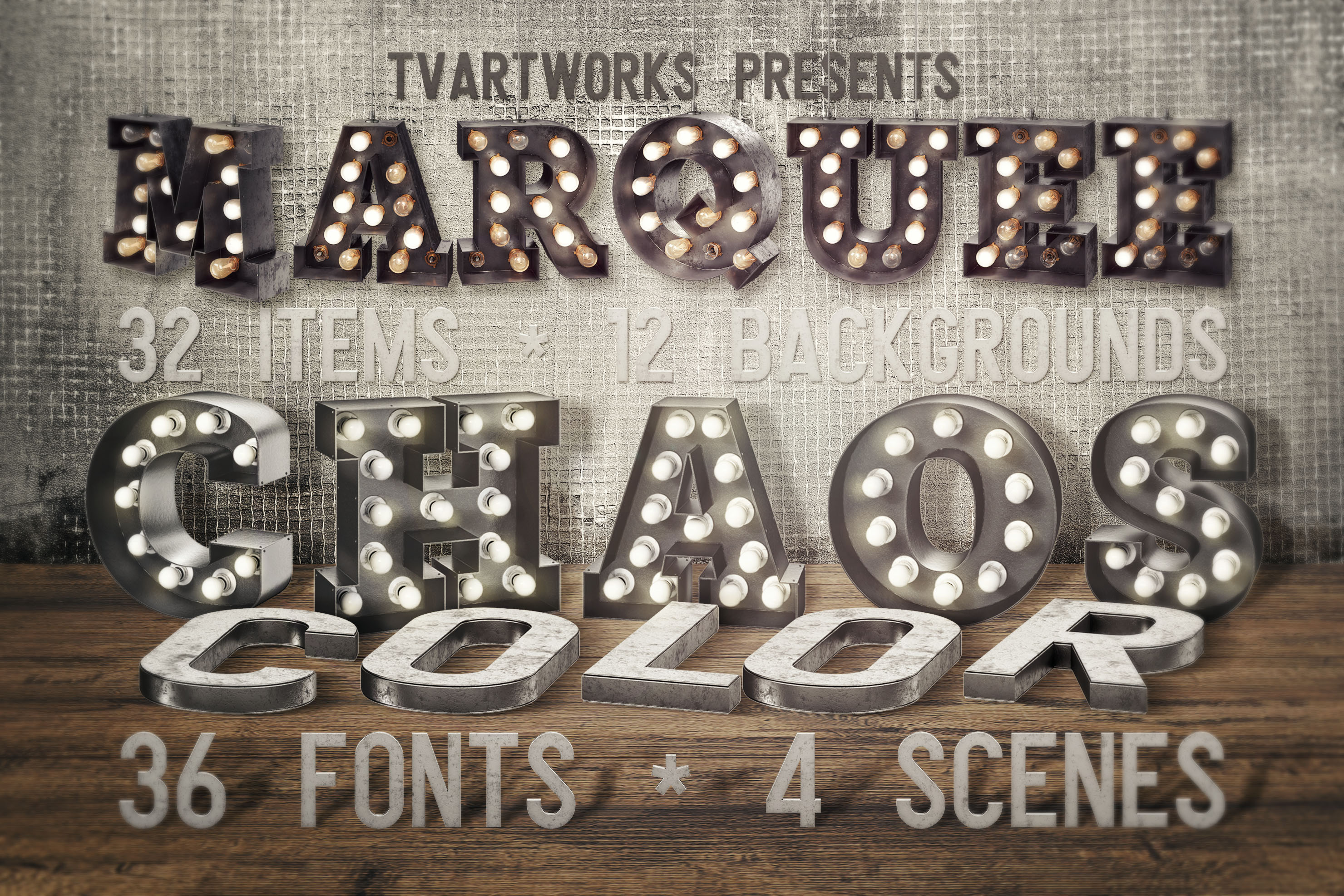 Download Marquee Chaos View - Color Fonts