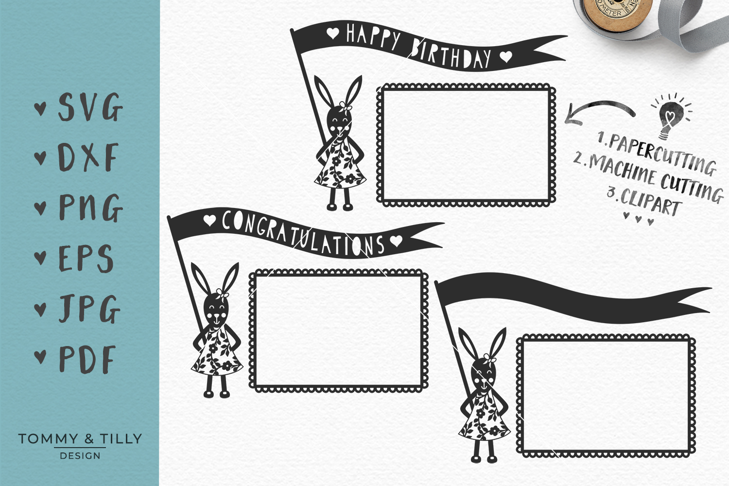 Free Free Bunny Banner Svg 806 SVG PNG EPS DXF File