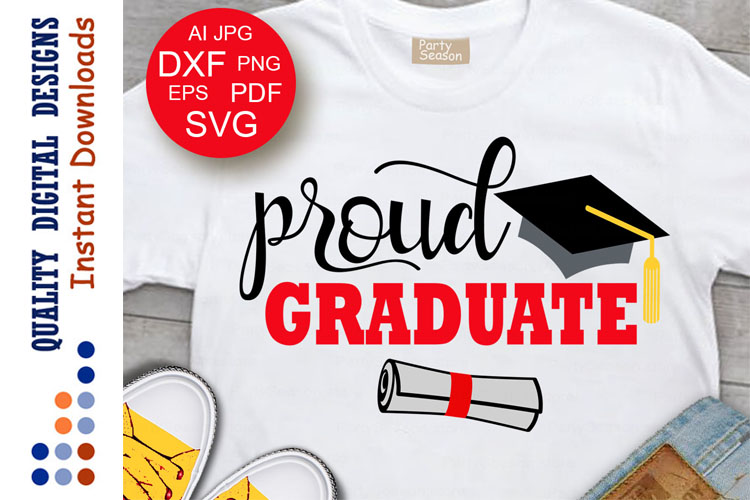 Proud Graduate Of The Graduate Svg Graduation Decor Dxf 