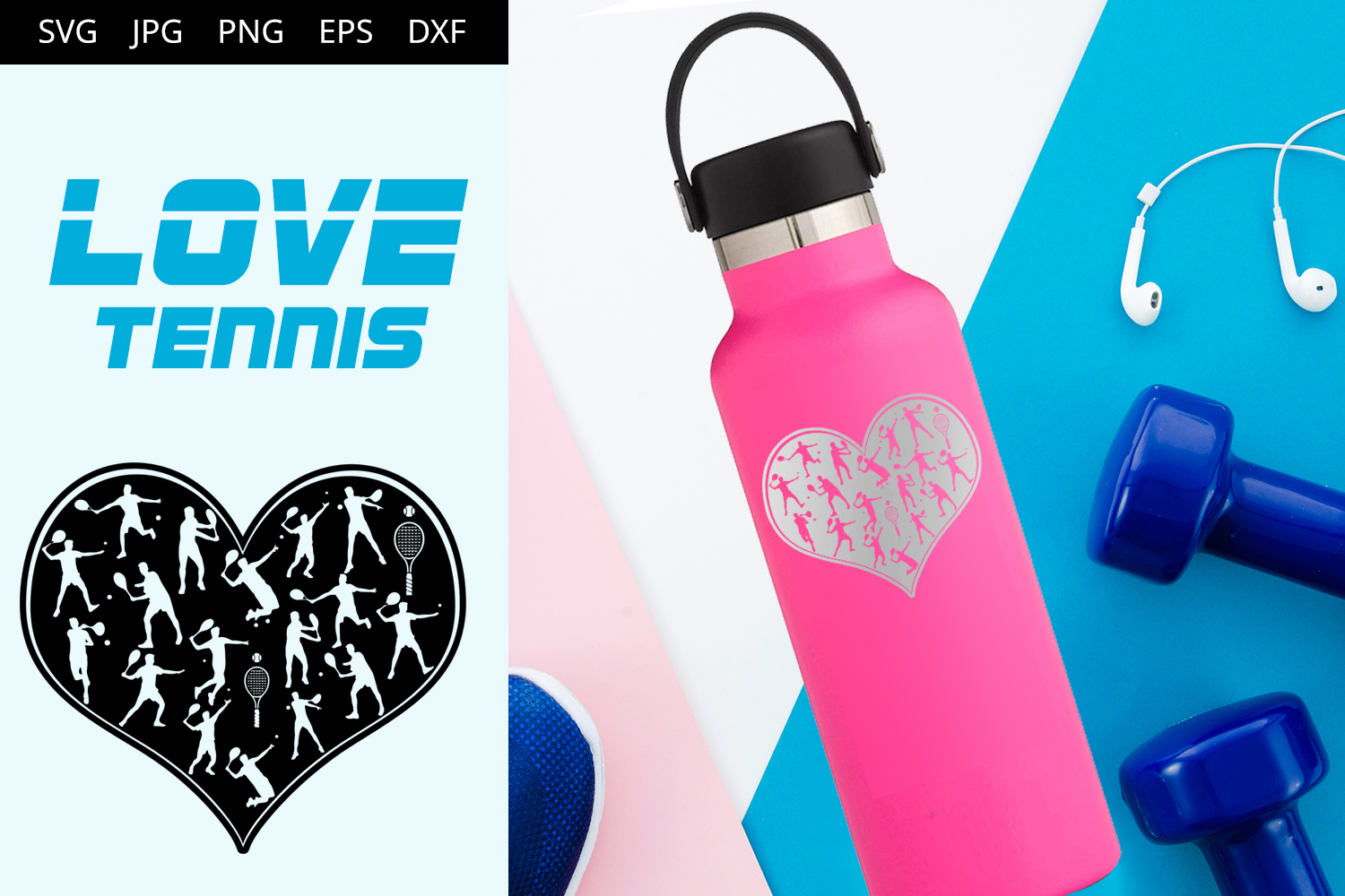 Download Love Tennis - Men SVG Vector (359909) | Illustrations | Design Bundles