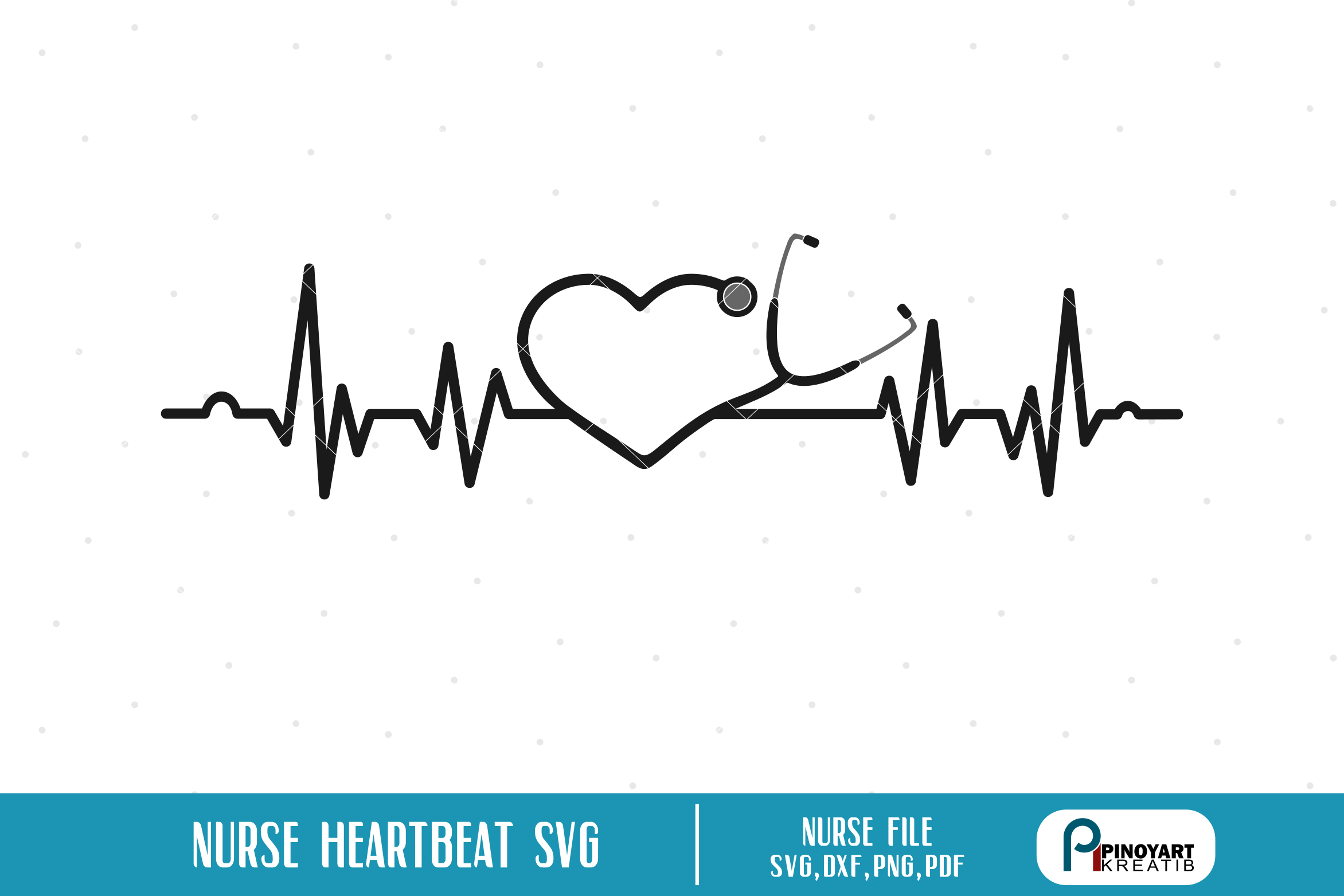 Download Nurse Heartbeat svg - heartbeat vector file (187703) | SVGs | Design Bundles