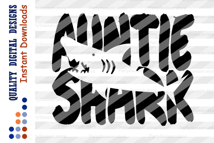 Free Free 234 Auntie Shark Svg SVG PNG EPS DXF File