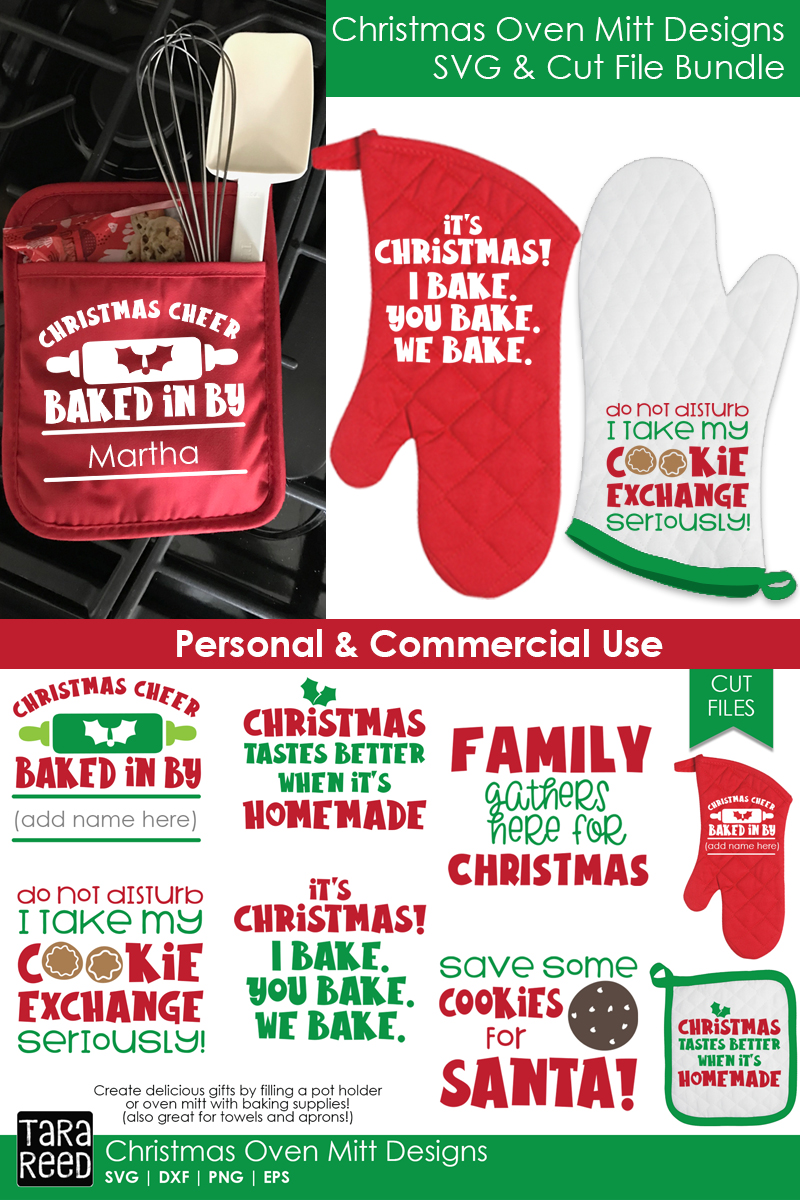 Download Christmas Mitts & Towel Designs - Family SVG Files
