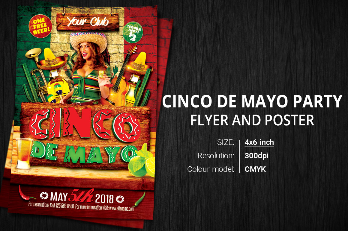 Cinco De Mayo Party Flyer