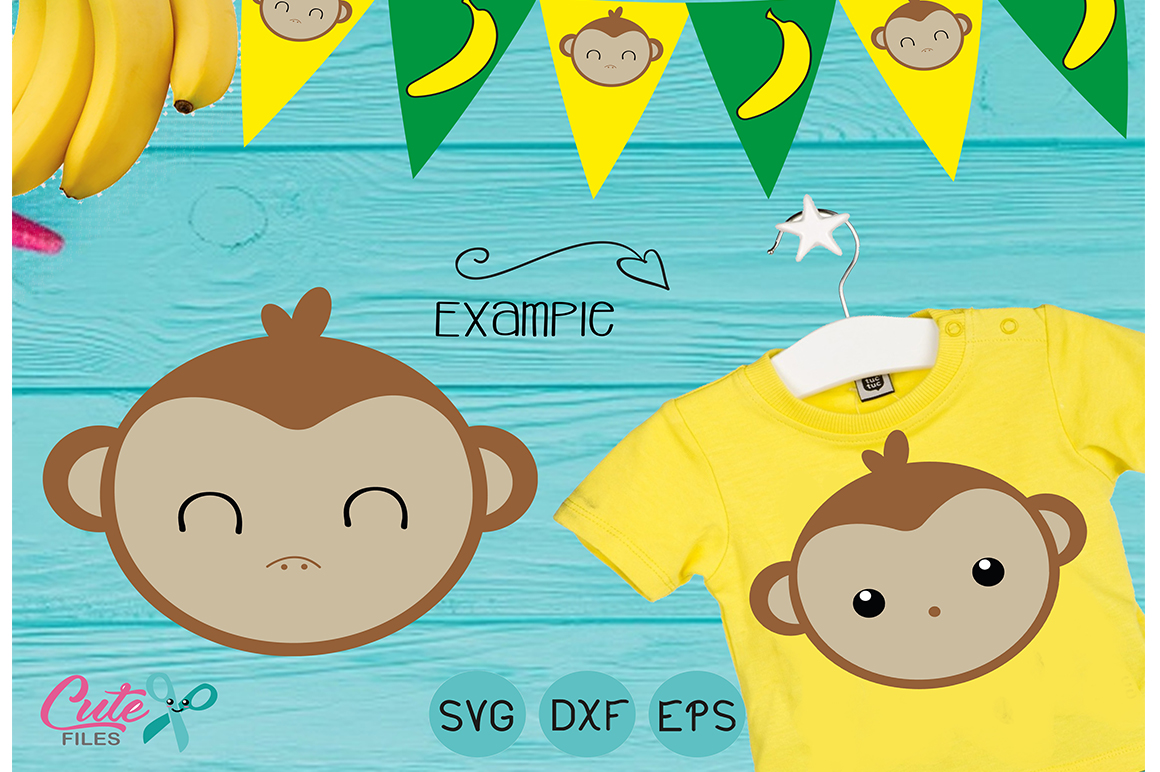 Download Monkey birthday svg, monkey face, baby monkey, Monkey ...