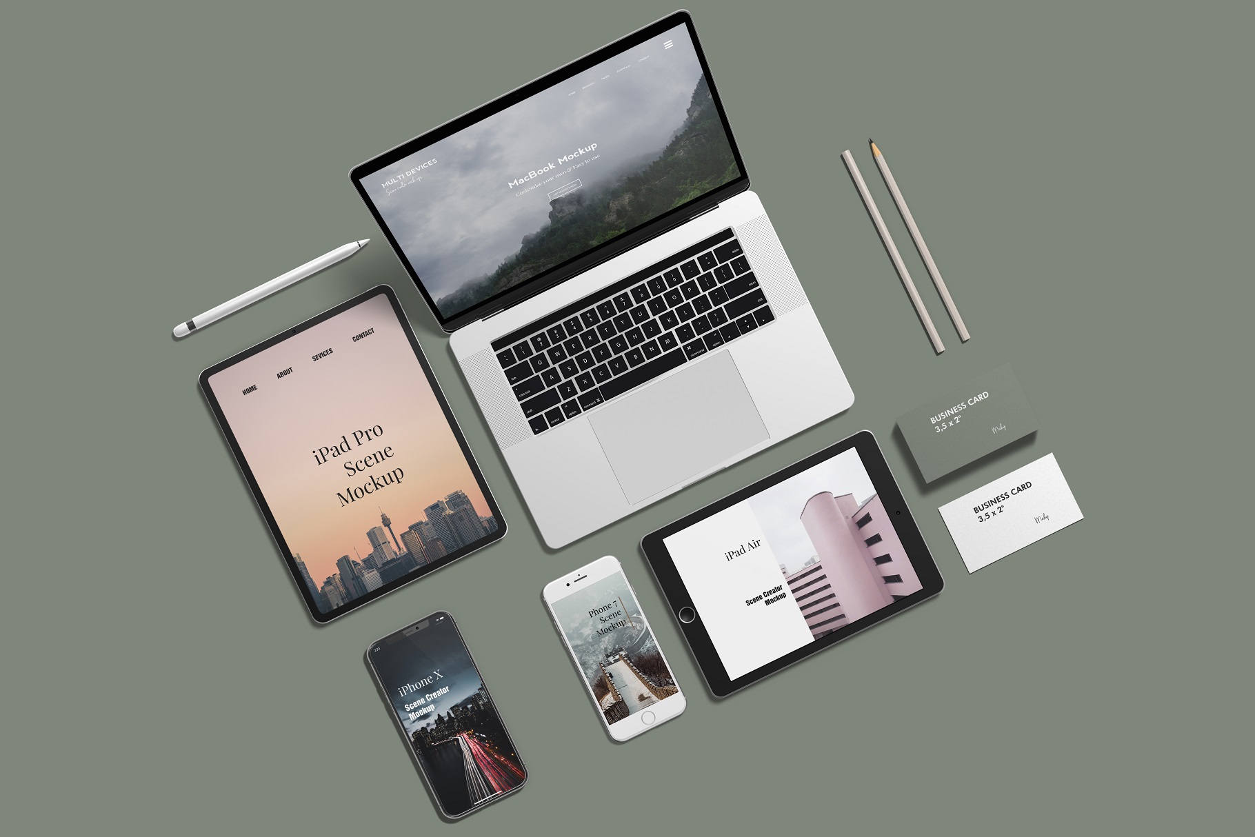 Download Multi Device Mockup Scene Creator