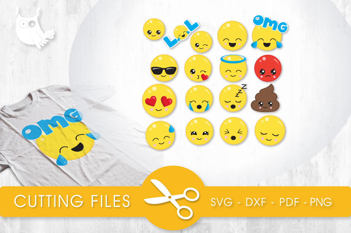 Download Face Expressions files svg, dxf, pdf, eps included - cut ...