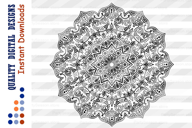 Download Owl Mandala svg Animal Mandala wall art Mandala clip art
