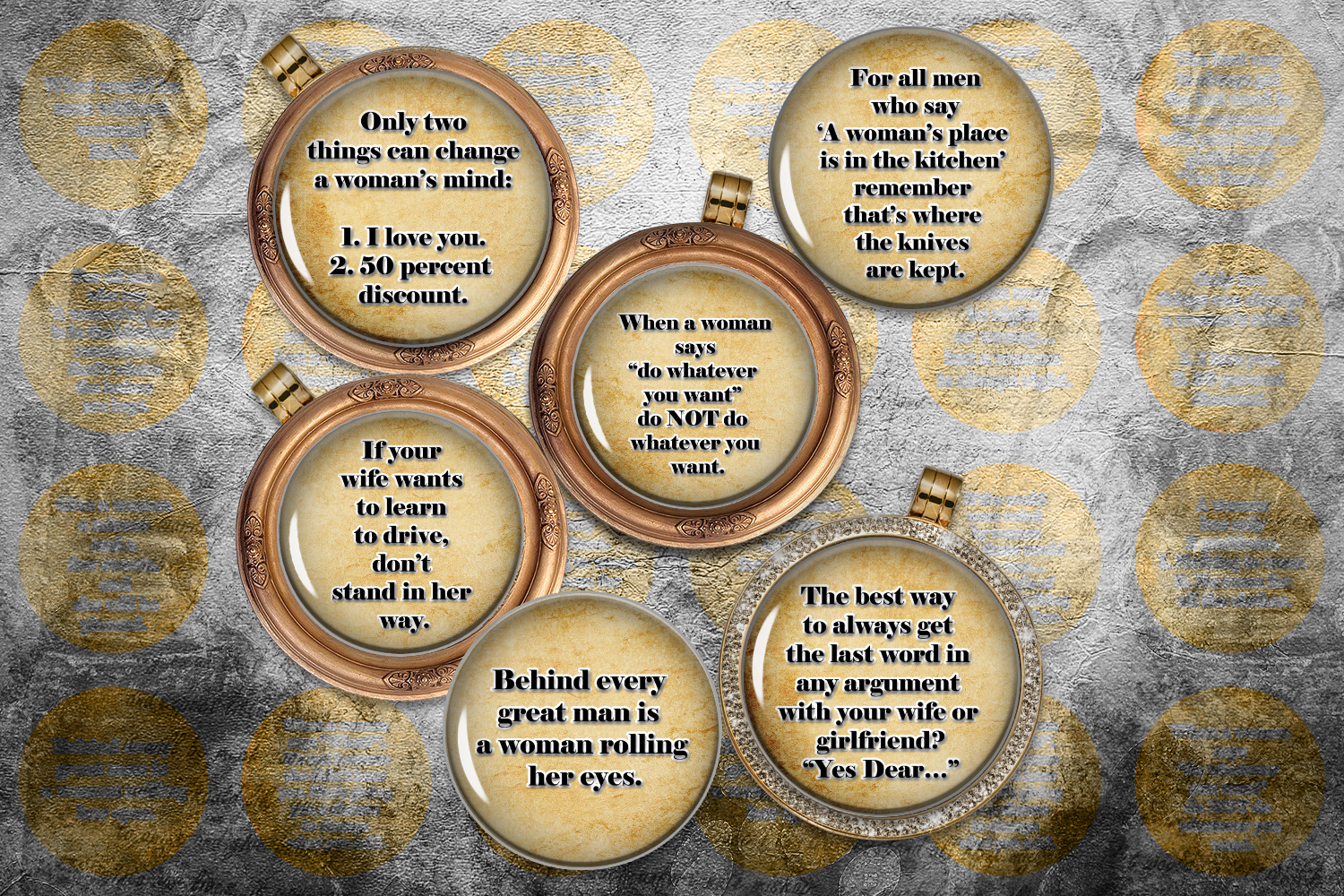 Aphorisms Digital Collage Sheet,Aphorism Woman,Funny Quotes