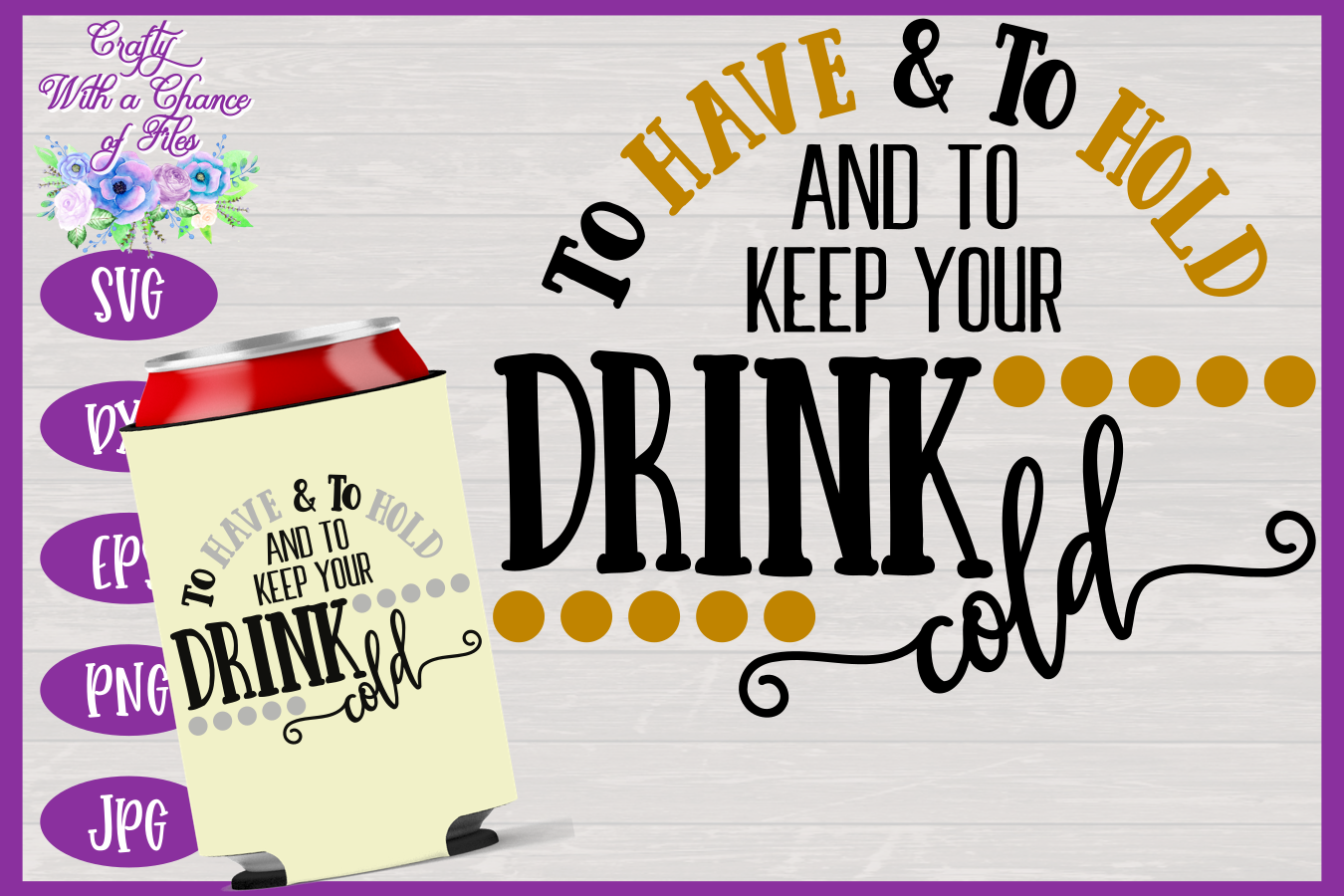 Download Wedding Favor SVG | Can Cooler SVG | Wedding Quote SVG ...