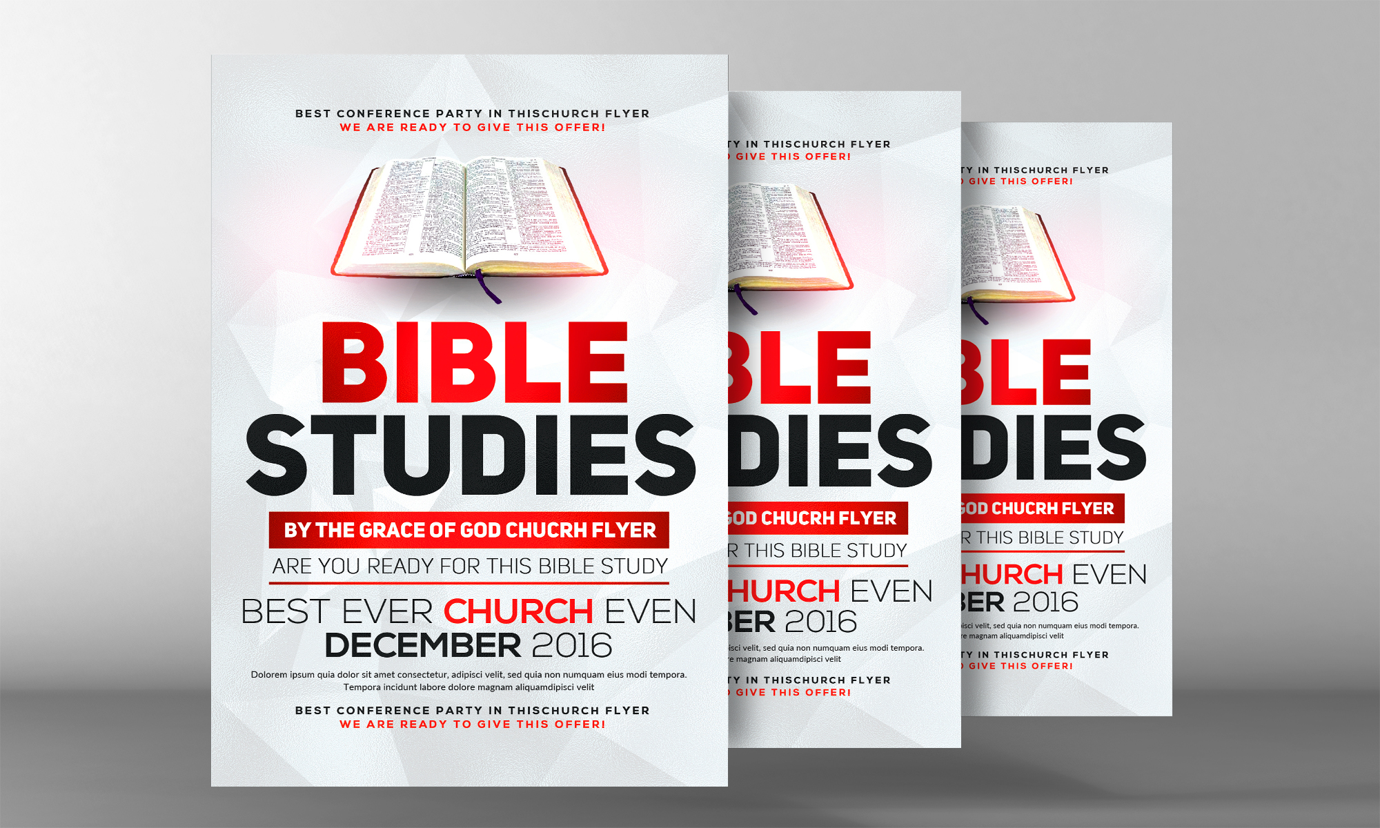 Bible Study Flyer Template