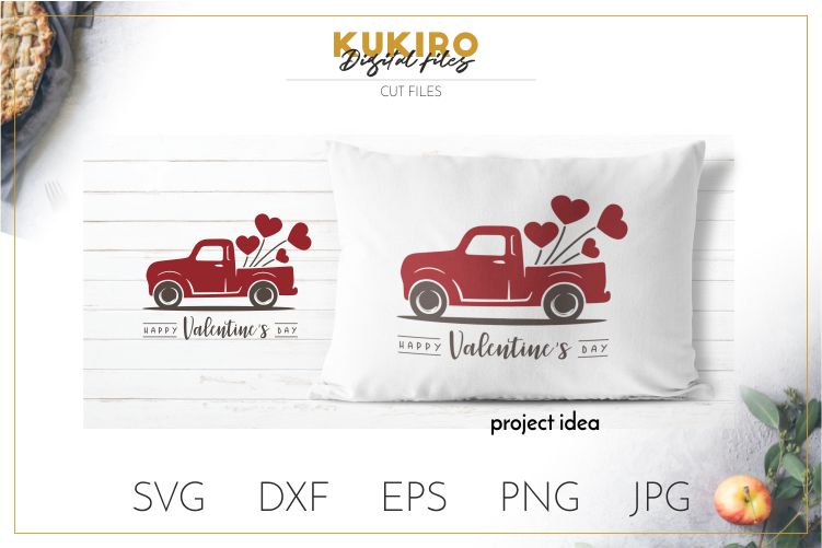 Download LOVE Bundle SVG - Valentine's day - Gnomes, red truck hearts