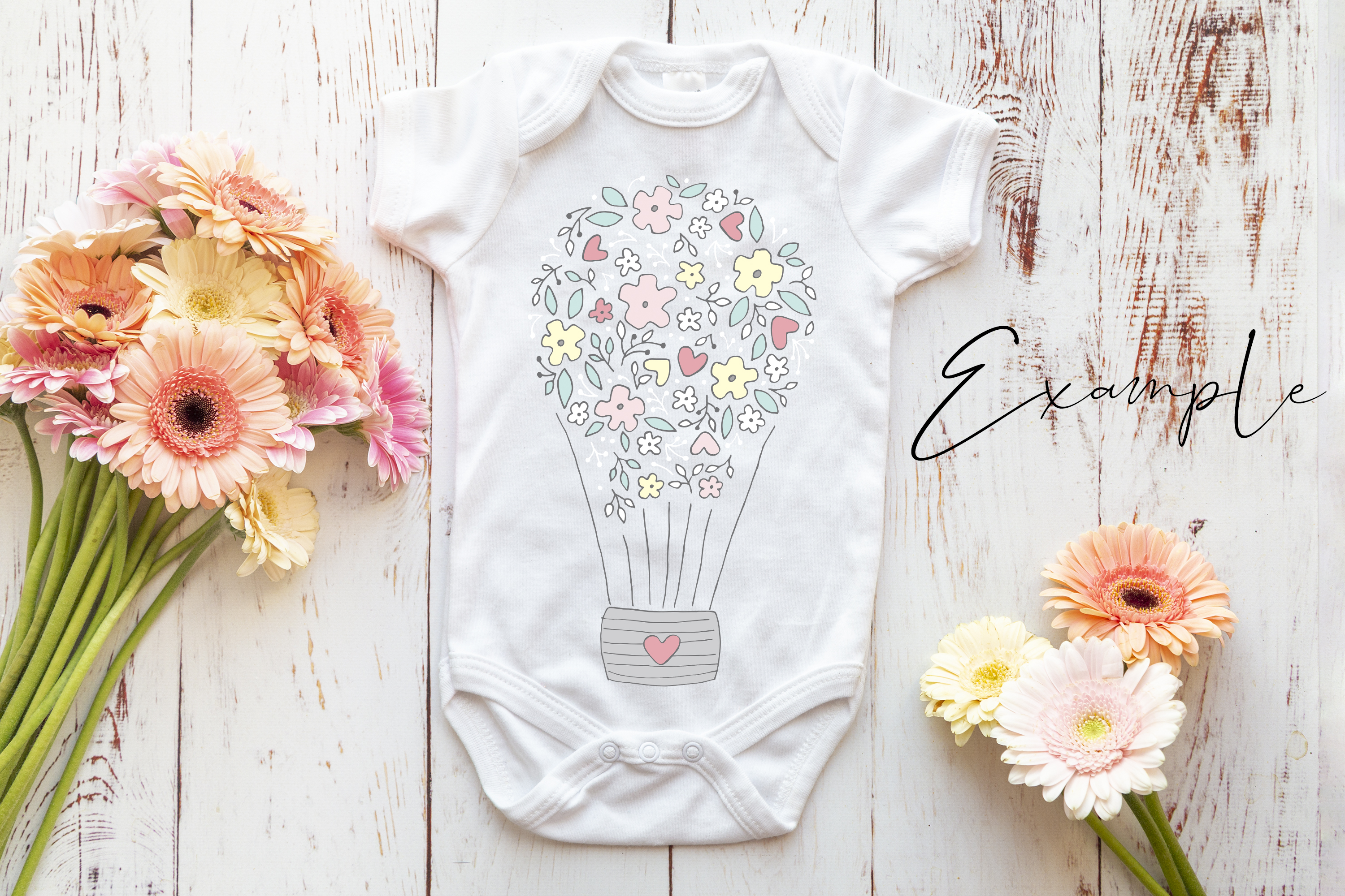 Download Onesie, Infant bodysuit Mockup