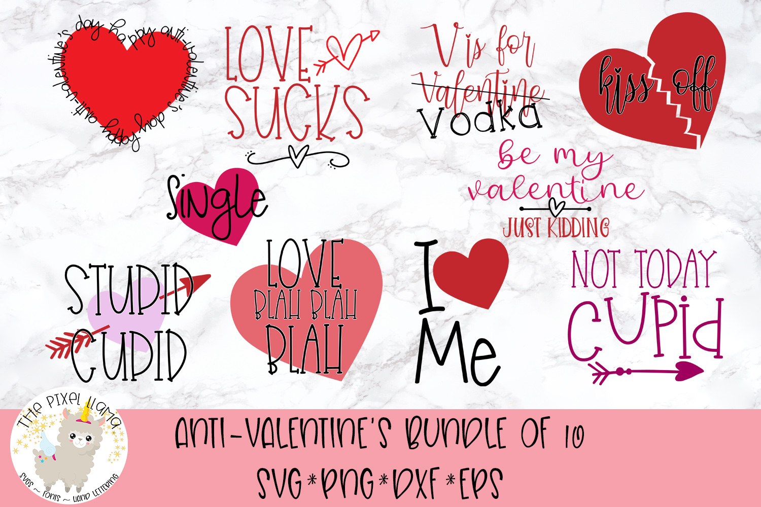 Download Voluminous Valentine Bundle of 44 SVG Cut Files