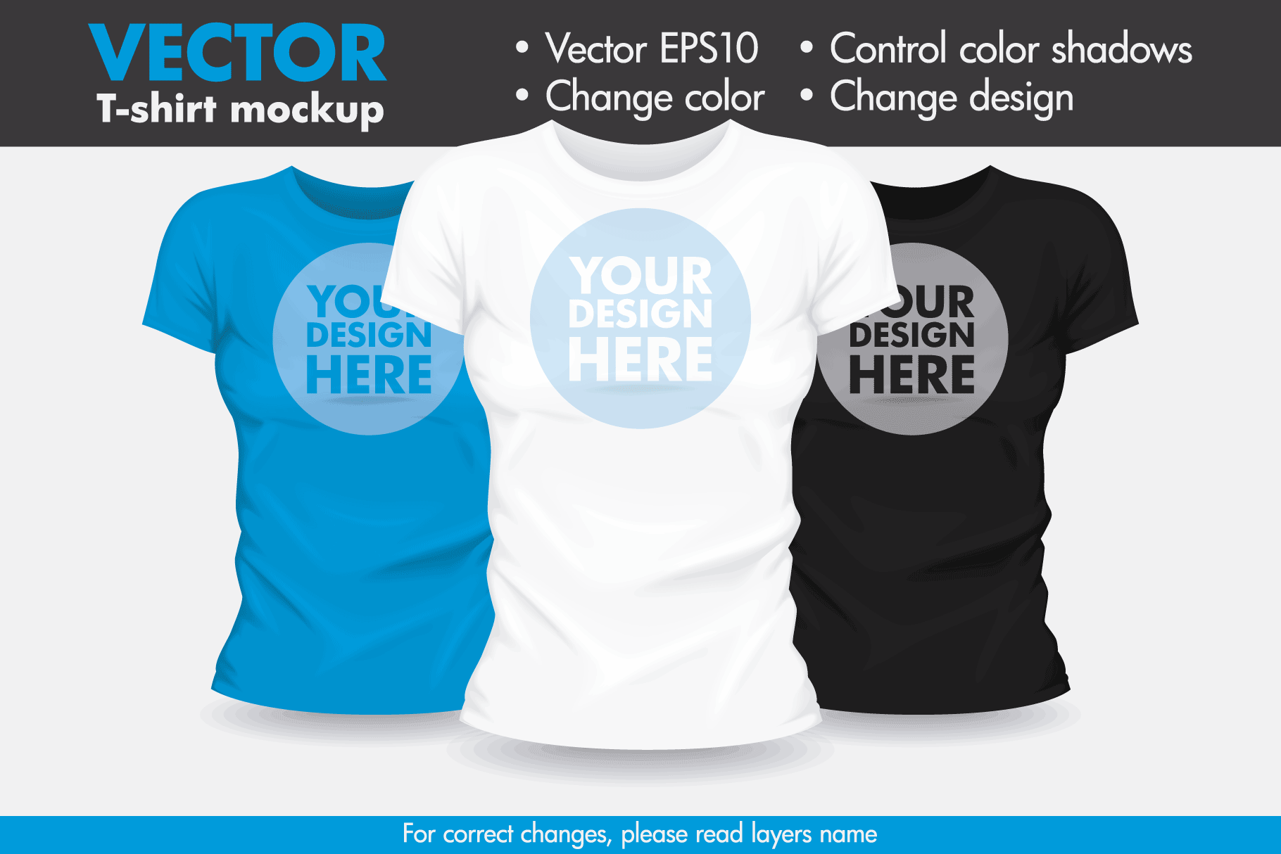 Download Vector T-shirt Mock-up Mockup Template
