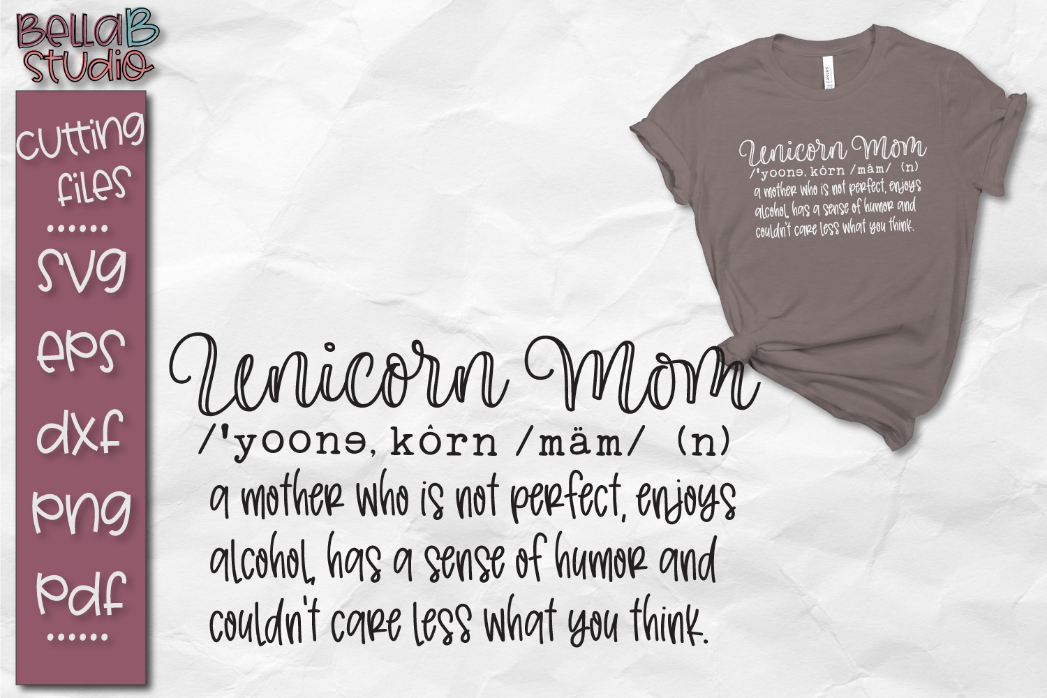 Download Unicorn Mom SVG, Funny Mom SVG, Mom Definition SVG