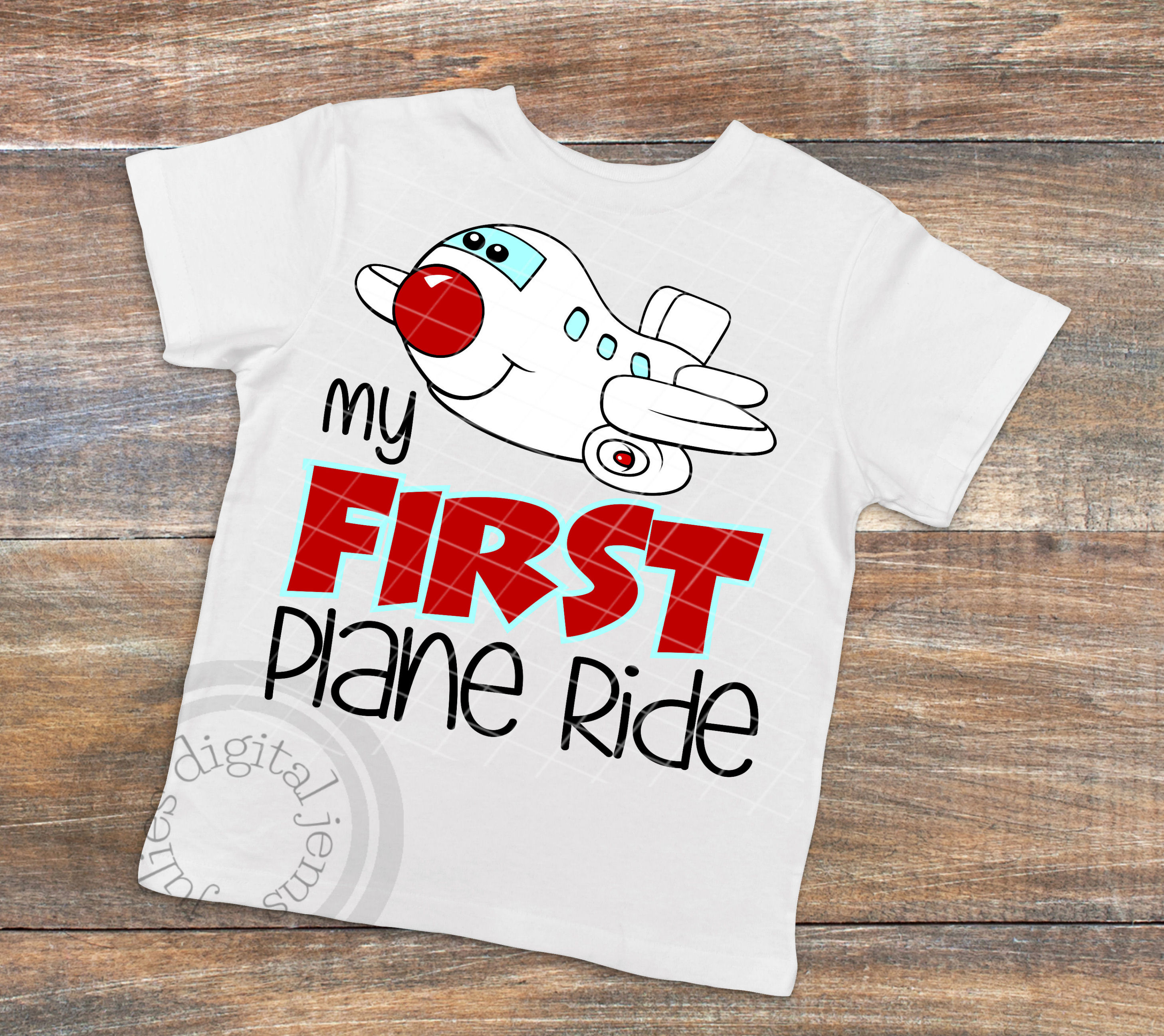 first airplane ride shirt