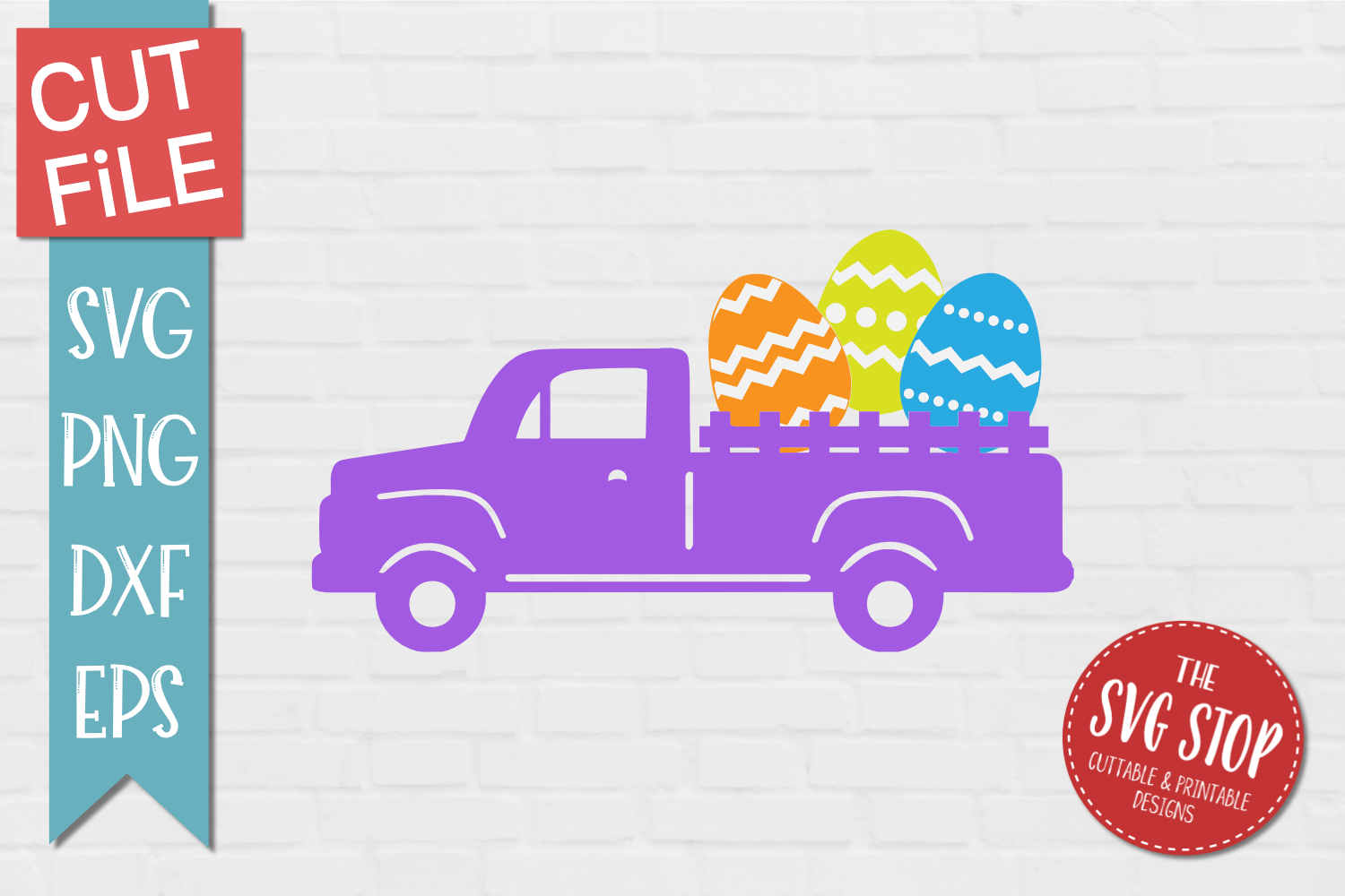 Download Easter Egg Truck - SVG, PNG, DXF, EPS (344682) | SVGs ...