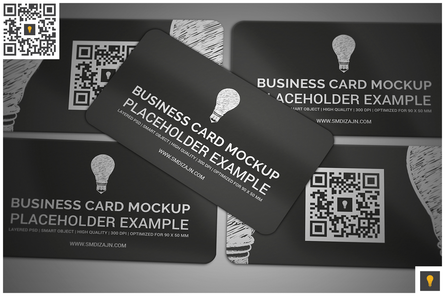 Download Business Card Mockup (2698) | Products | Design Bundles