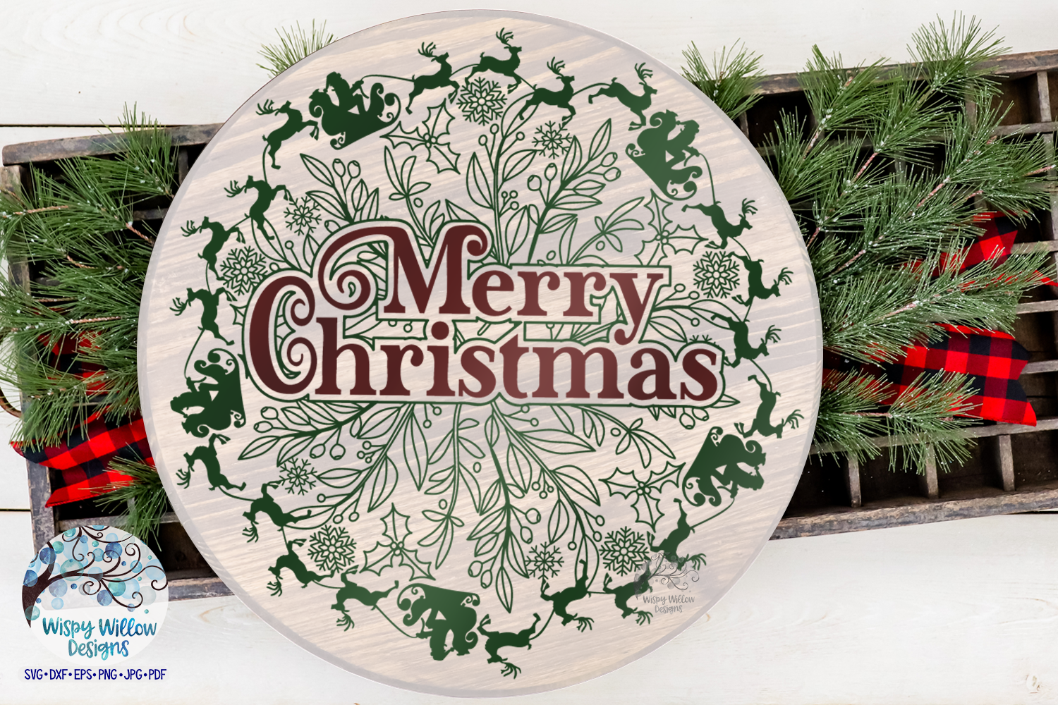Download Merry Christmas Mandala SVG | Christmas SVG Cut File