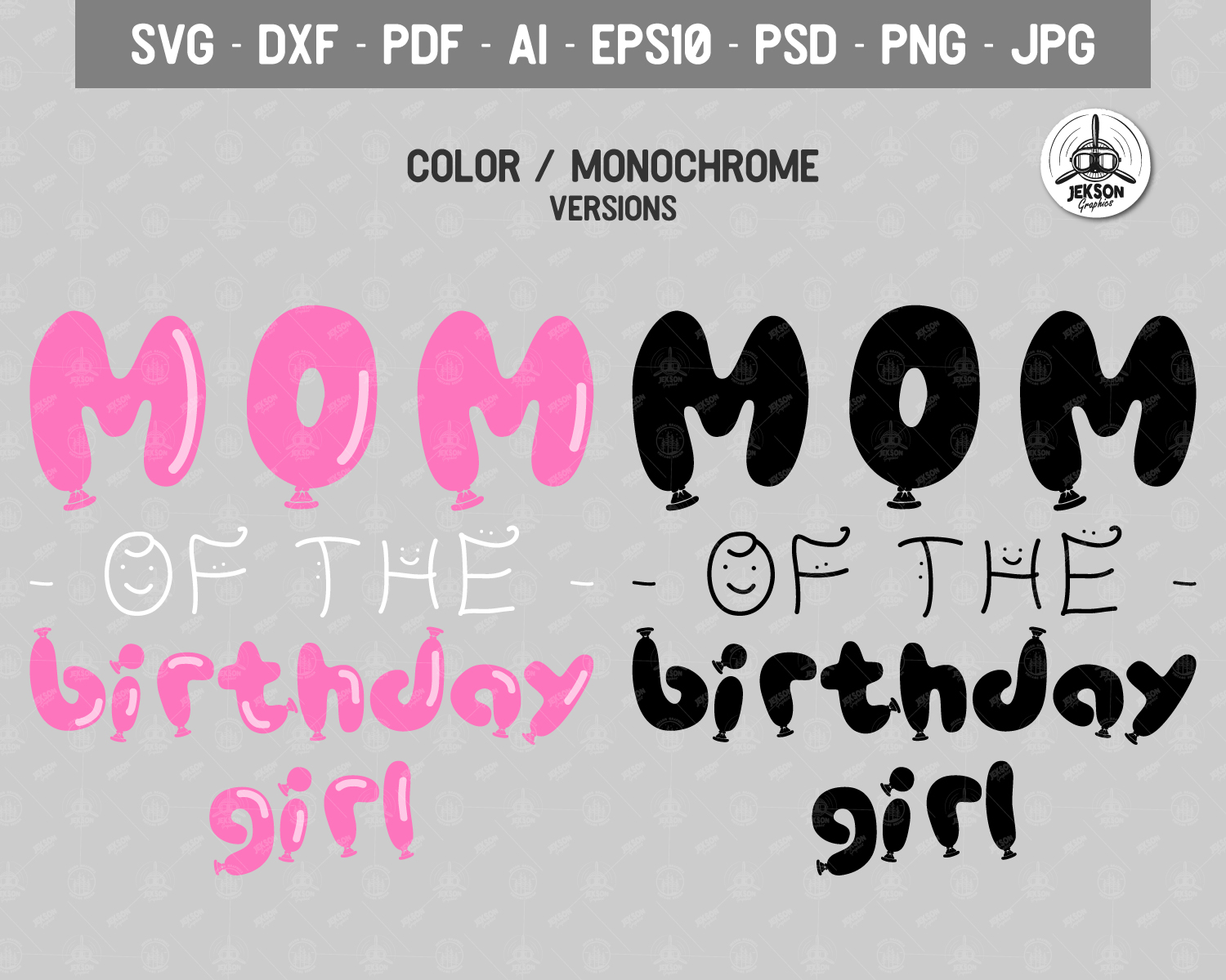 Download Birthday T-Shirt Print Design / Mom Birthday Girl SVG Cricut