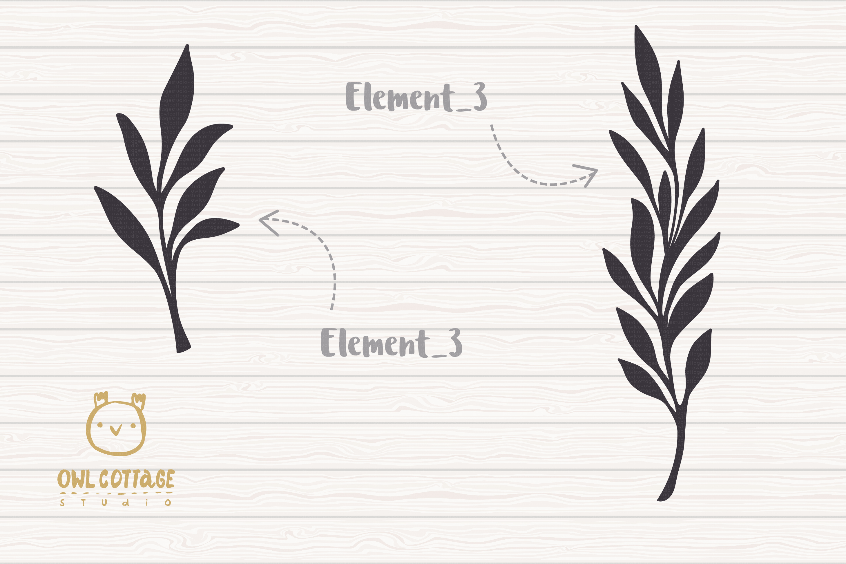 Download Laurel leaf Border SVG, Laurel leaf Corner svg, Wedding ...