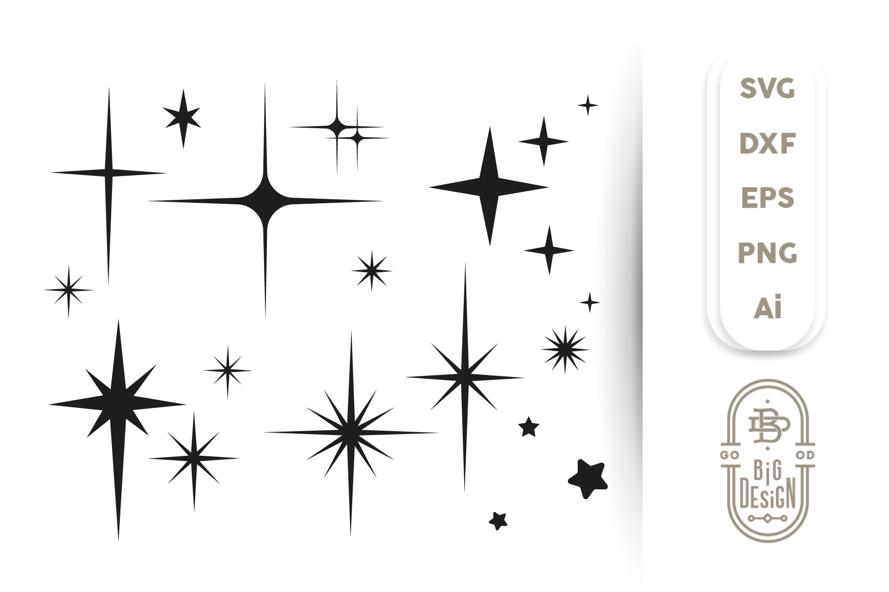 Download Stars SVG Bundle - 13 Designs , Christmas SVG , Star Vector (411483) | SVGs | Design Bundles