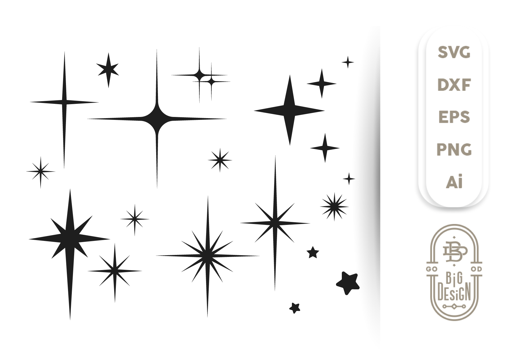 Stars SVG Bundle - 13 Designs , Christmas SVG , Star ...