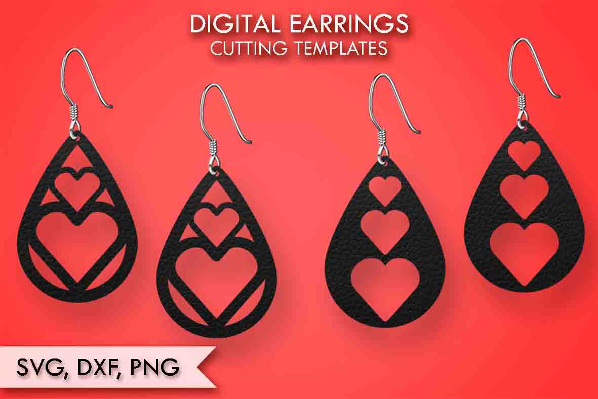 Free Free Heart Earring Svg 512 SVG PNG EPS DXF File