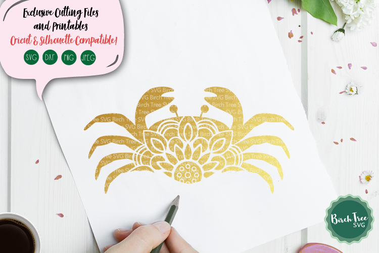 Download Crab Mandala Svg, Crab Svg, Crab Cutting File, Cricut Svg ...