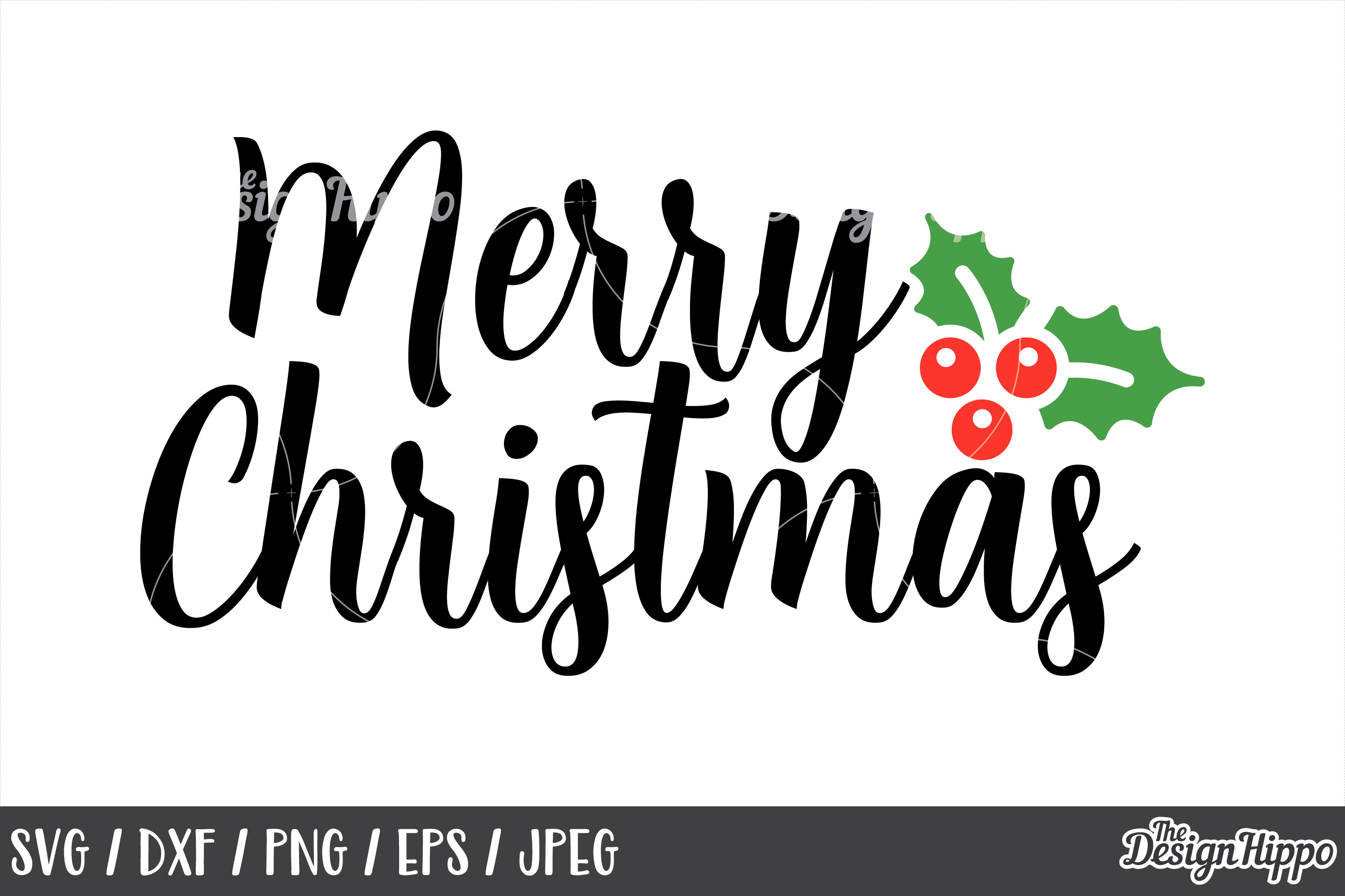 Merry Christmas SVG, DXF, PNG, Cut Files, Cricut, Designs