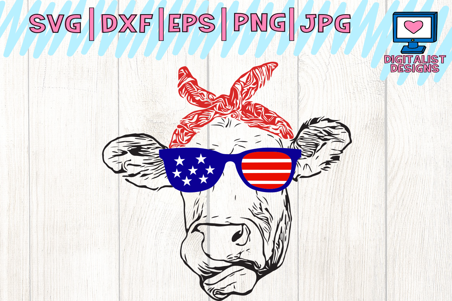 Download Cow svg, cow clipart, cow face svg, svg files, 4th of july ...