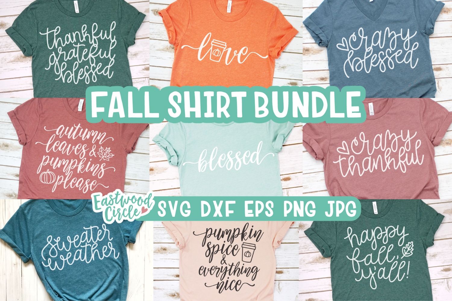 Download Fall SVG Bundle - Cut Files for Shirts (346263) | SVGs | Design Bundles