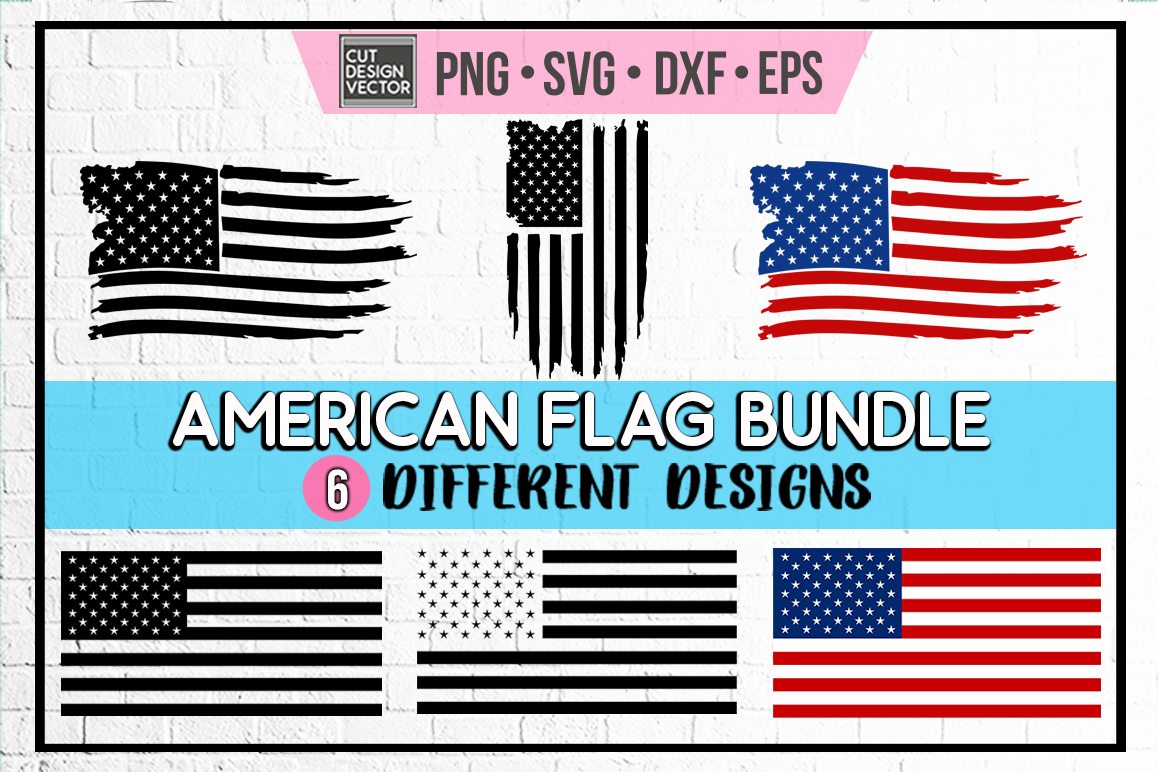 Download American Flag Bundle (279842) | SVGs | Design Bundles