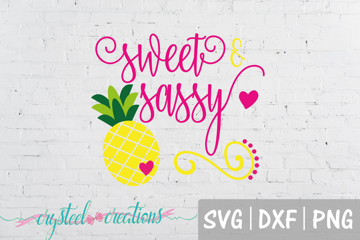 Sweet and Sassy SVG, DXF, PNG (101532) | Cut Files ...