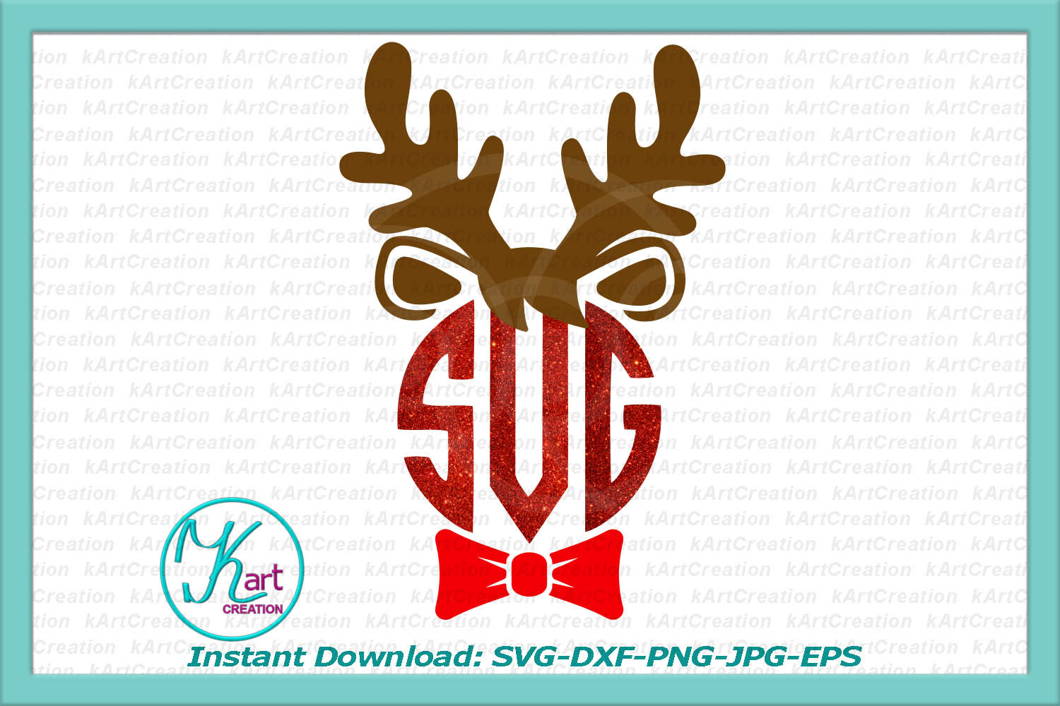 Download Baby boy Reindeer monogram svg, Christmas boy svg dxf png ...