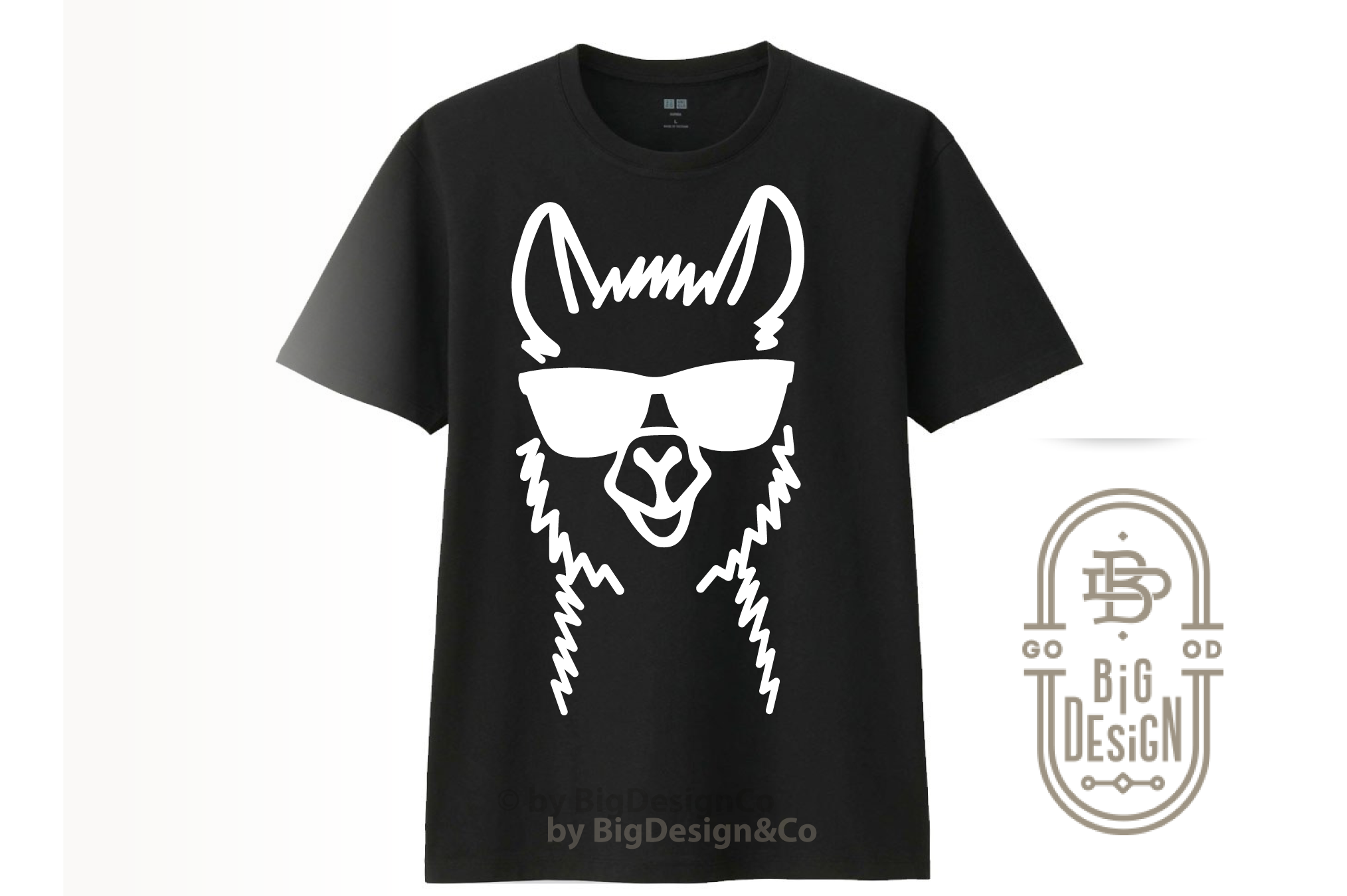 Download LLAMA SVG CUT FILE - Lama Head Svg Illustration & sunglasses