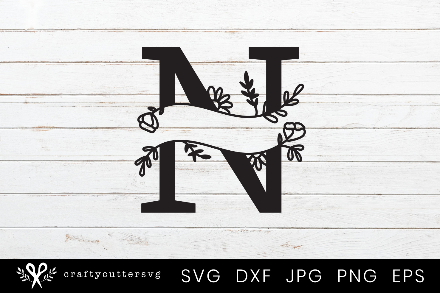 Free Free 58 Flower Split Monogram Svg SVG PNG EPS DXF File