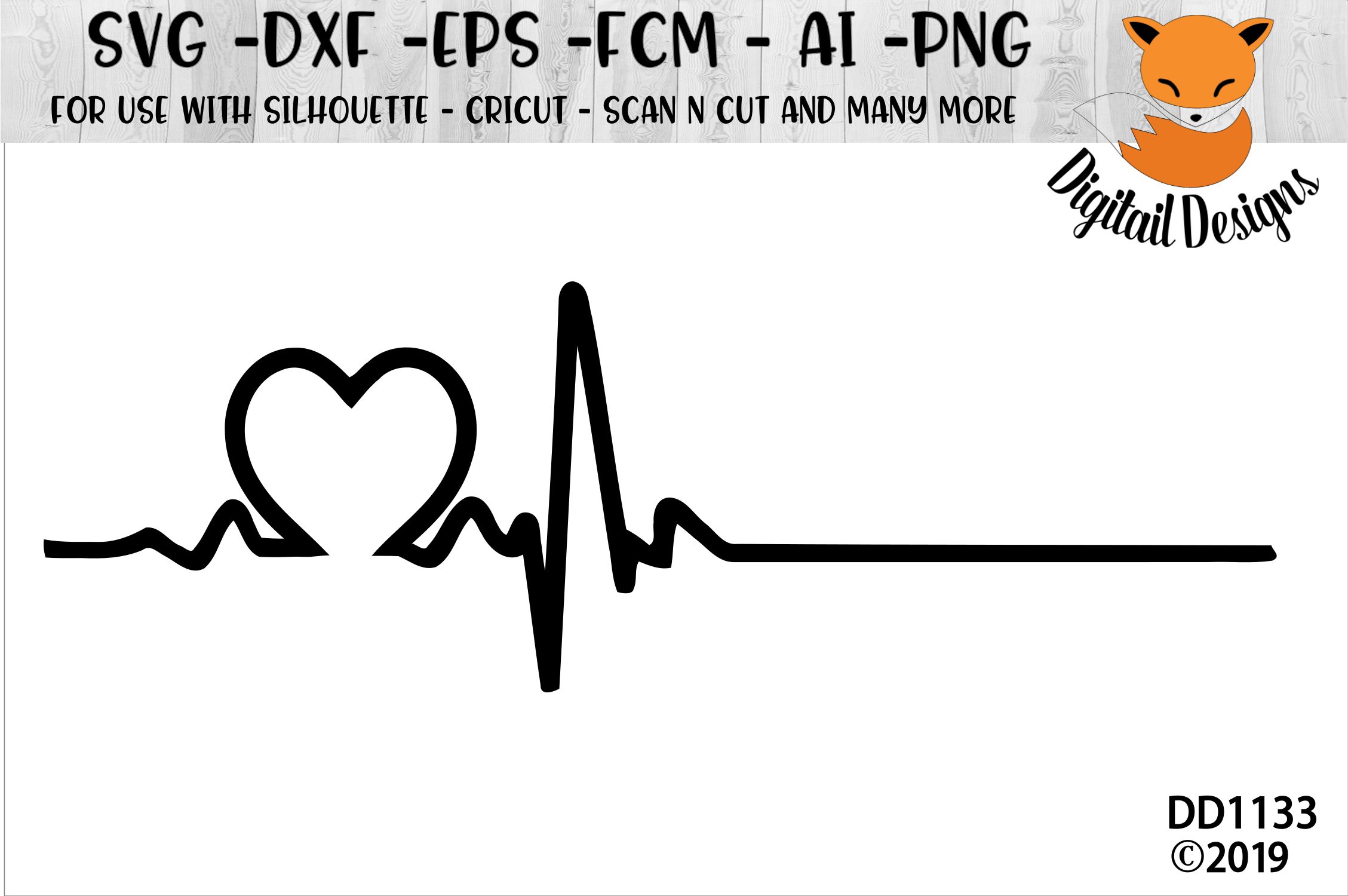 Download Heart EKG SVG (196048) | Cut Files | Design Bundles