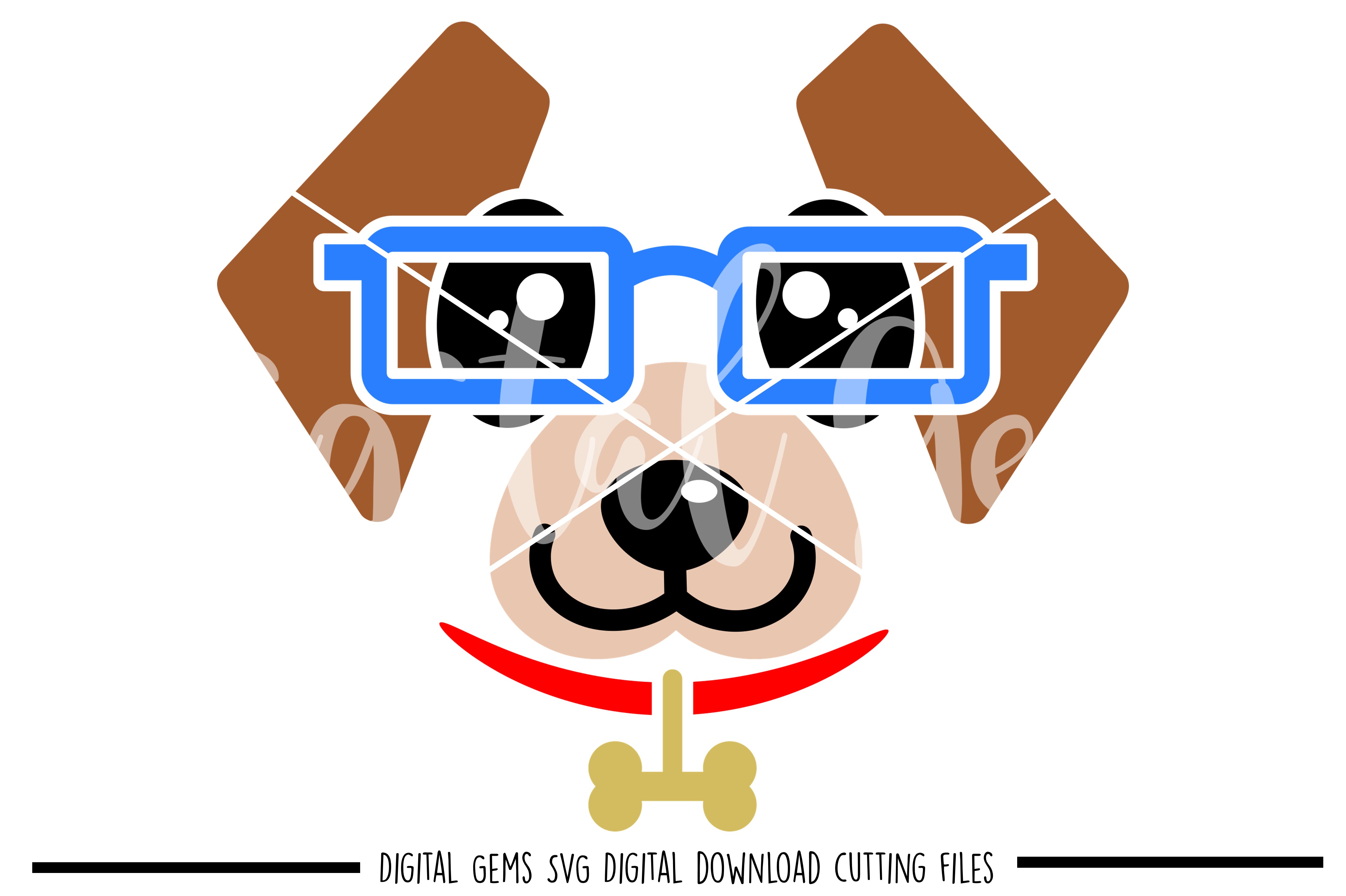 Dog face SVG / EPS / DXF Files